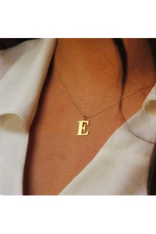 Altın Kolye Altın Harfli Kolye