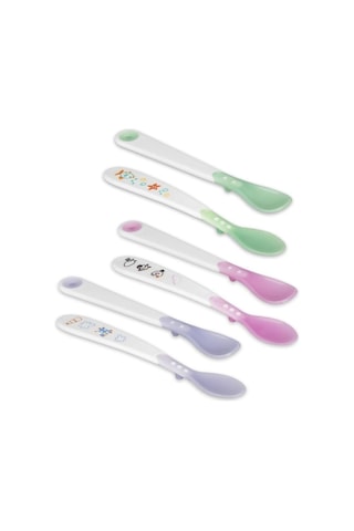 Bebedor Isıya Duyarlı Mama Kaşığı 2Li Standart Çok Renkli