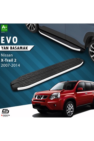 S-dizayn Nissan X-trail T31 Evo Aluminyum Yan Basamak 173 Cm 2007-2014