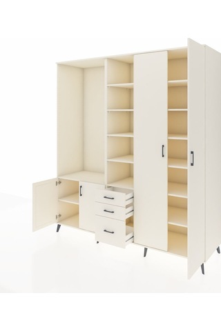 Kronos Dolap 13 Raflı 3 Çekmeceli 4 Kapaklı 220x59x243 Aytaşı-aytaşı/aytaşı Aytası/aytası