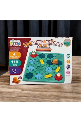 Kodlama Labirent Arabalı Zeka Oyunu Eğitici Oyuncak