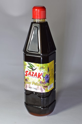 Sazak Doğal Katkısız Ev Yapımı Üzüm Pekmezi 1 KG