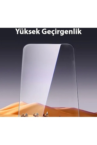 Baseus Schott Apple iPhone 15 Pro Max Uyumlu Hd Ful Koruma Cam Ekran Koruyucu