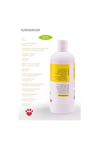 Cuppypet Evcil Hayvanlar İçin Arındırıcı Şampuan 400 ML