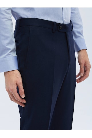Kip Lacivert Düz Dokuma Fitted Fit Klasik Pantolon 400053 Lacivert