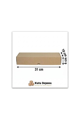 10x31x6 Cm E-ticaret Ve Kargo Kutusu 100 Adet 1 Adet