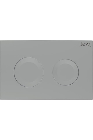 Japar Pulse Mat Krom Çift Kademeli Gömme Rezervuar Kumanda Paneli 500148 Plastik Krom - Mat