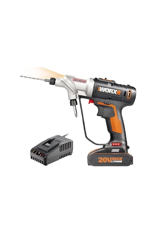 WORX WX176.9C Çift Mandrenli Profesyonel Şarjlı Vidalama + 16 Parça Uç