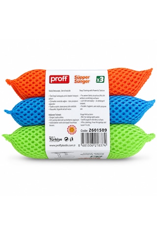 Proff 3'lü Süpper Sünger
