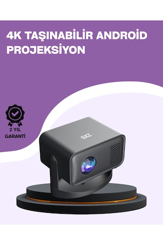 Dahili Hoparlörlü Ve Uzun Ömürlü Led Lambalı Akıllı Projektör