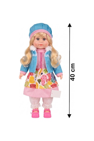 Güzel Yüzlü En İyi Arkadaşım 40 Cm Modaya Uygun Gerçekçi Detaylı Eğlenceli Oyuncak Elyaf Bebek