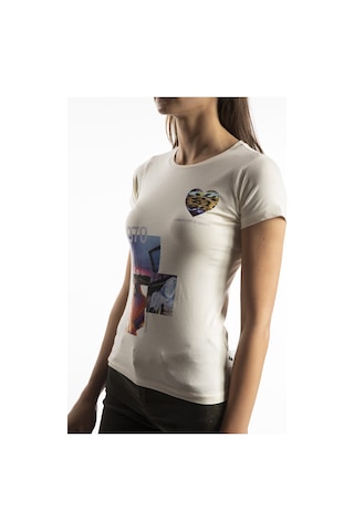 ROBERTO CAVALLI  Kadın T'shirt RRC5289L Bej