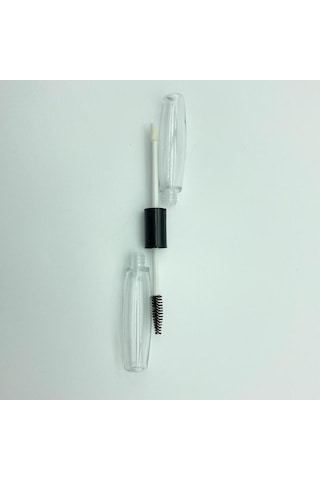 Kaş Kirpik Serum Şişesi Çift Taraflı , Lipgloss Ve Maskara Şişesi , 10ml+10 Ml X 1 Adet