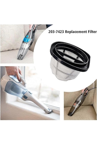 203-7423, 2037423, 38b1 3'ü 1 Arada Dikey Süpürge, Elektrikli Süpürge Yedek Parçası İçin 4'lü Yedek Filtre