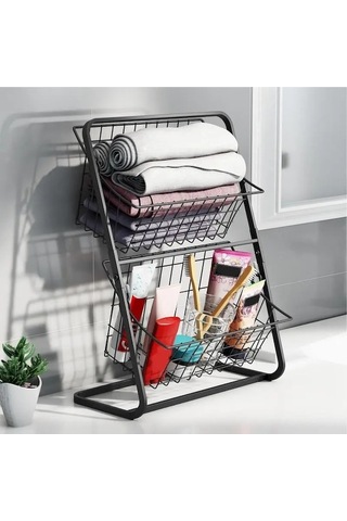 Tongxida Sebze Patates Soğan Aperatifler İçin Mutfak Depolama Tutucu Çok Gümüş L Gümüş L