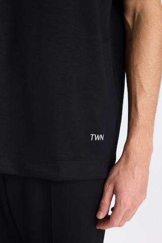 Twn Relaxed Fit Siyah Düz T-shirt 6ec146171622m 001