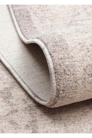 Eko Halı Shıraz Shr 01 Grey Vintage Tarzlı Yumuşak Dokulu Modern Makine Halısı Gri Bej