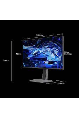 Tcl 32g64 Gaming Monitörü 32" 1ms 180hz Qhd 2k Qd-mini Led Oyuncu Monitörü Fast-hva, Freesync