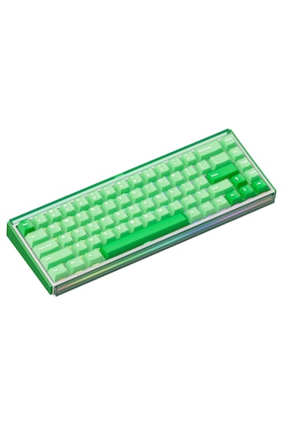 Akko Ray68 He Misty Green White %65 Astroaim Manyetik Switch 8k Hz Hall Effect Hotswap Argb Kablosuz İngilizce Gaming Klavye