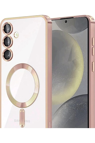 Samsung Uyumlu Galaxy A17 5g Kross Magneticsafe Kapak Gül