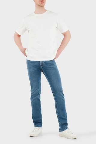 Jacob Cohen Pamuklu Slim Fit Normal Bel Dar Paça Jeans Erkek Kot Pantolon Jumq E009 030 P0019 V2 200d Lacivert