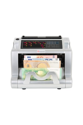 Baove GB8100 Karışık Para Sayma Makinesi Sahte Para Yakalama TL- Euro- Usd + Müşteri Ekranı