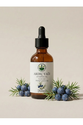 Ardıç Uçucu Yağı Juniper Essential Oil Juniper Berry Oil Juniperus Communis Saf Doğal 20 Ml Ardıç