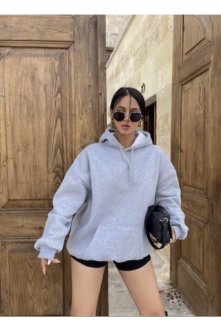 Vengeance Outlet Unisex Gri Sweatshirt Yeni Sezon Ürün Gri