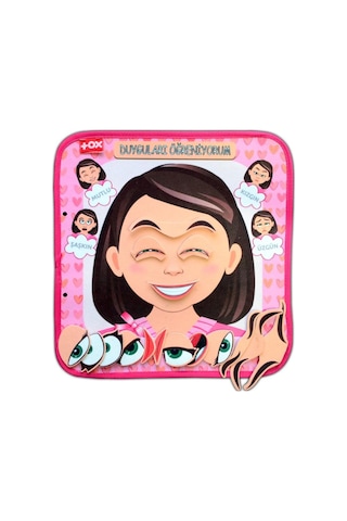 Tox Kız Duyguları Öğreniyorum Keçe Cırtlı Aktivite Sayfası -