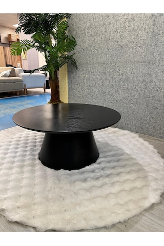 Meşe Kaplamalı Orta Sehpa