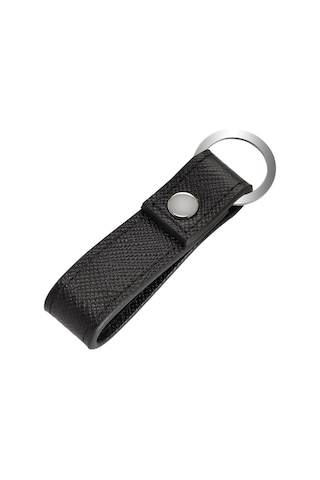 Zippo Saffiano Deri Anahtarlık - Siyah