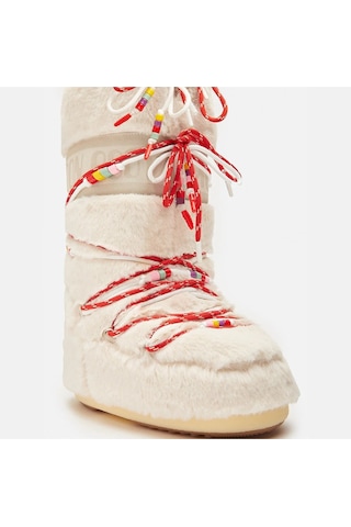 Moon Boot Icon Faux Fur Beads Kadın Bot 80d1408990 Krem