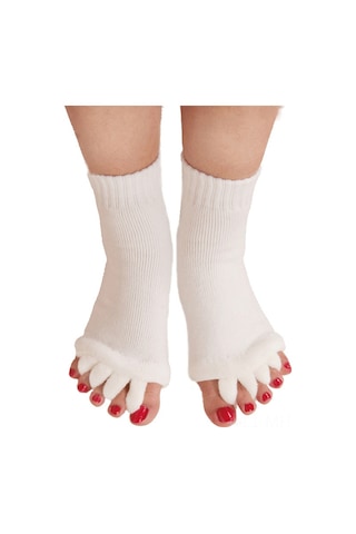 Monyee Orta Bilek Ayarli Ayak Parmagi Ayiran Sukunculu Duzeltici Suketli Yoga Coraplari - Ayak Yorgunlugunu Alir, Basinc Dagilimini Duzenler Diğer