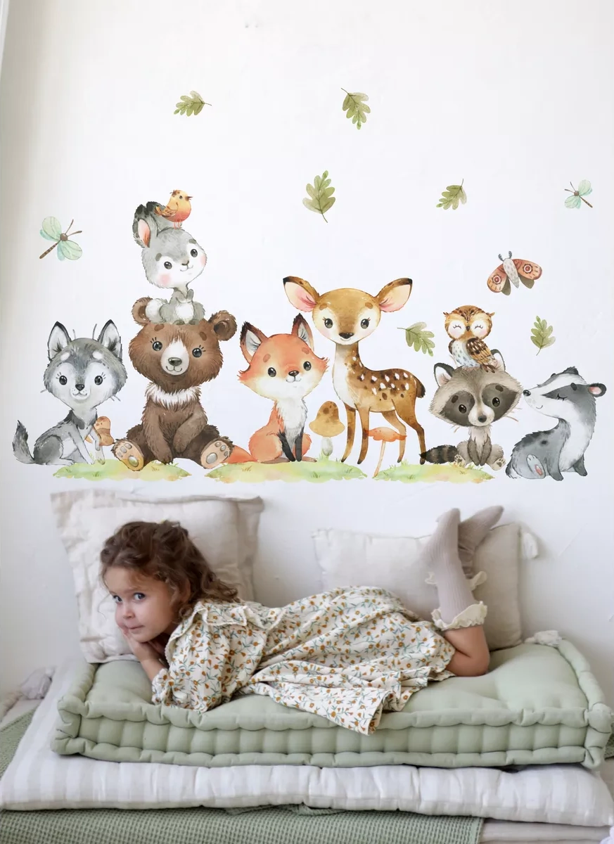 Wallshebno Çocuk Duvar Dekorasyon Çıkartmaları Ayı 178267298 Diğer