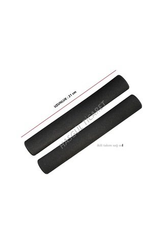 Hsgl Bisiklet Siyah 2li Sünger Yumuşak Elcik 21 cm Uzun Tip Siyah