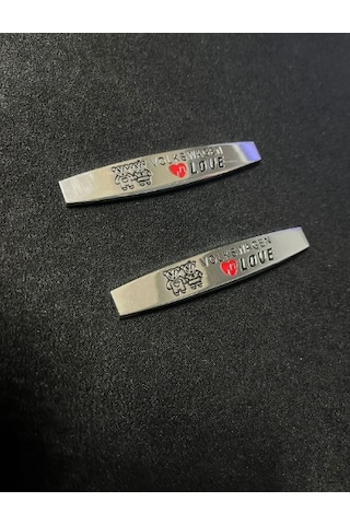 Volkswagen Love Metal Çamurluk Logo 2 Ad Car Logo Arma Oto Aksesuar Vwloveidealaksesuar