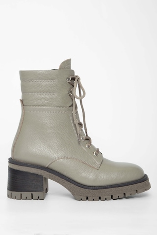 Tamer Tanca Kadın Hakiki Deri Bej Casual Bot 33 27513 Bn Bot Sk23/24 Vızon Fltr Vizon