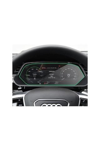 Audi Q8 2020-2023 Gösterge Ve Multimedya Çift Navigasyon Esnek Nano Ekran Koruyucu