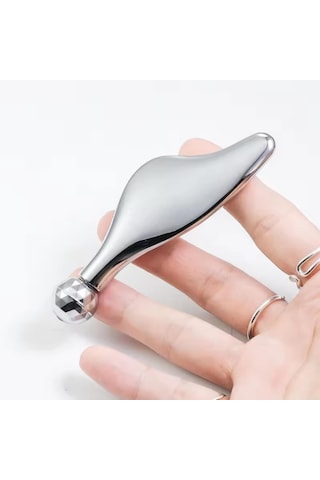 Metal Yüz Masaj Aleti Face Guasha 3d Roller Graston Aparatı Model 2