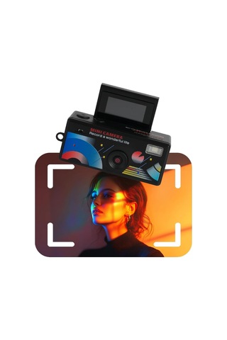 Büro Ev Ofis Güvenliği İçin 1080p Katlanır Ekran Mini Anahtarlık Kamera
