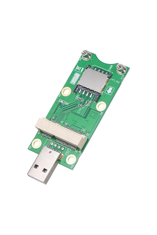 Springsun Mini Pcı-e'den Usb'ye Dönüştürücü Kart - Sım Kart Desteği İle 3g/4g Modül Geliştirme Ve Test Aracı