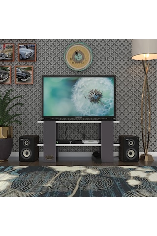 Kenzlife televizyon sehpası bangkok gri 040*150*30 tv ünitesi