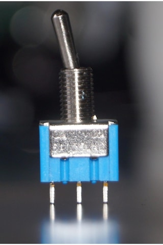 Mini Toggle Switch On-off-on 3 Pin 6a 125vac Mavi Anahtar Mts-103