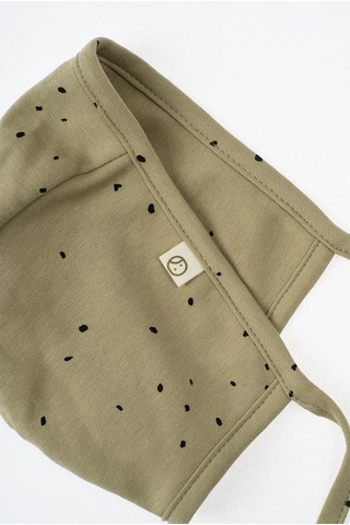 Ingiliz Şapka Bebek Cosmos Haki Organik Pamuk