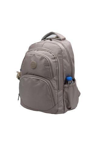 Özel Su İtici Kumaş Vizon Unisex Okul Çantası 34600
