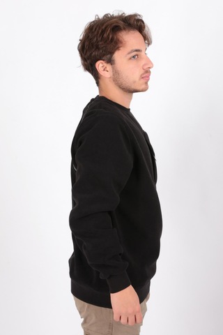 Cazador 5231 Erkek Polar Sweatshirt Siyah