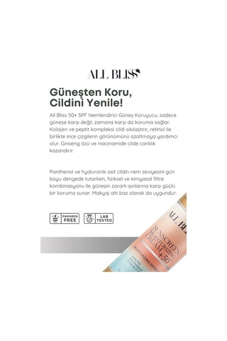 All Bliss 50+ Spf Güneş Kremi 50 Ml