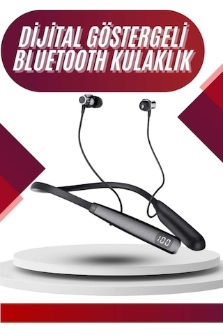 100 Saat Bluetooth Kulaklık Dijital Göstergeli Anc Özelliği Kablolu 1