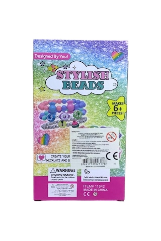 Stylish Beads Bilezik Ve Kolye Yapım Seti Renkli Boncuklu Takı Tasarım Seti