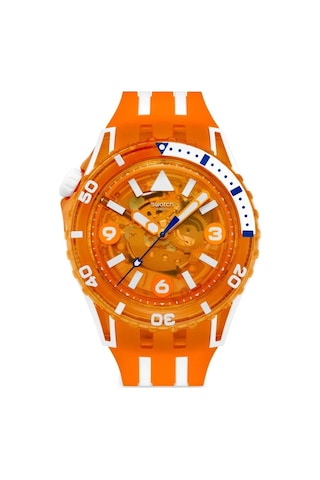 Swatch Pacıfıc Sea Nettle Sscu09o100 Kol Saati Turuncu
